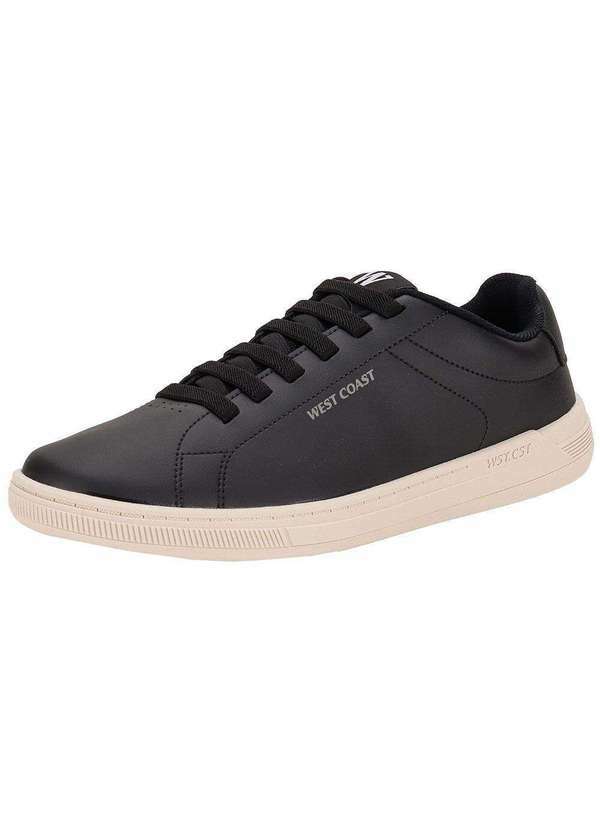 Vista 2 Tênis Masculino Casual Capri West Coast 313097 Preto West Coast