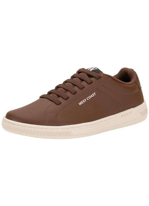 Vista 2 Tênis Masculino Casual Capri West Coast 313097 Camel West Coast