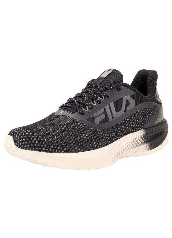 Vista 2 Tênis Masculino Efecto Fila F01tr00015 - Preto