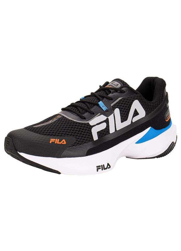 Vista 2 Tênis Masculino Recovery Fila 11j728x - Preto/Azul