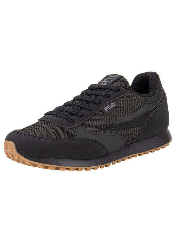 Vista 2 Tênis Masculino Renno Classic Fila F01l00258 - Preto