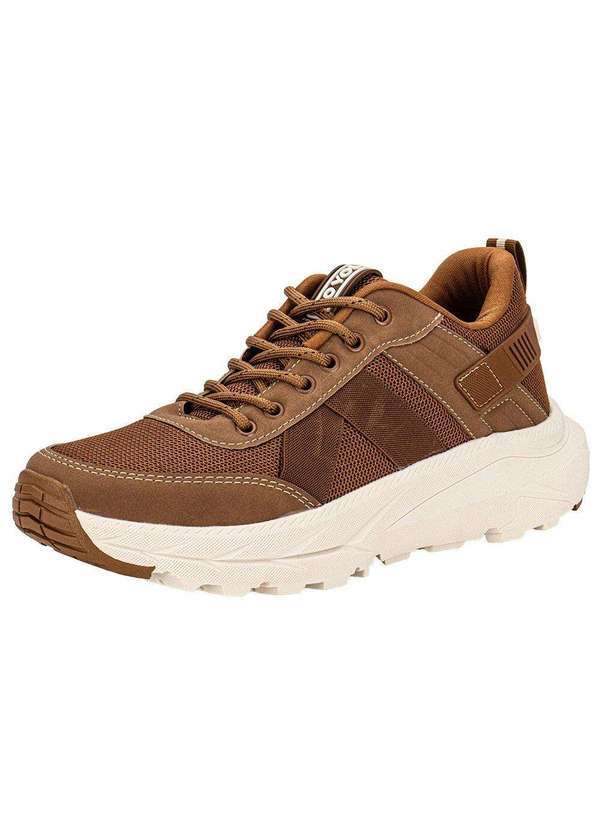 Vista 2 Tênis Masculino Stones 2 Ollie 800 Camel Ollie