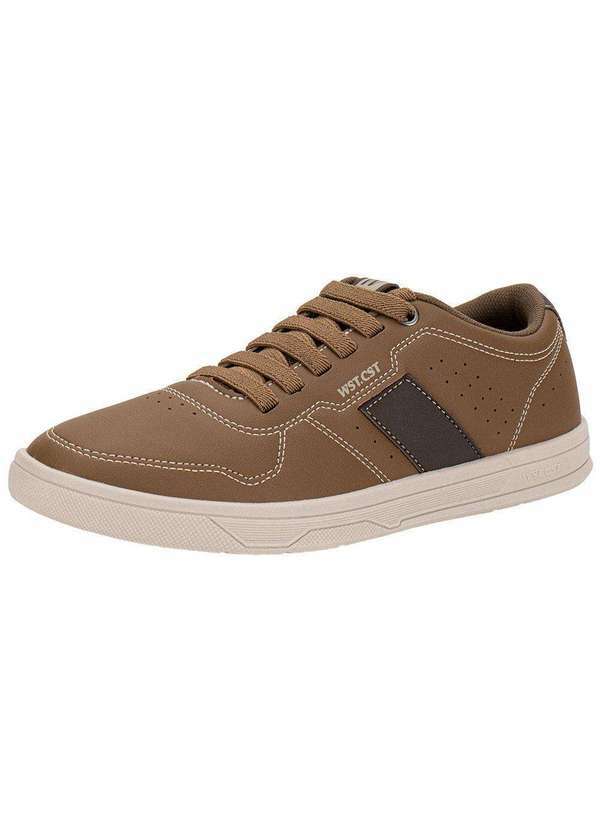 Vista 2 Tênis Masculino Wc 163 Torrance West Coast 313049 Caramelo