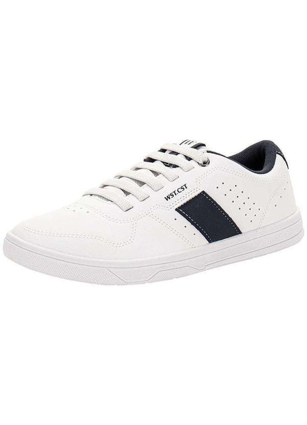 Vista 2 Tênis Masculino Wc 163 Torrance West Coast 313049 Branco/Azul