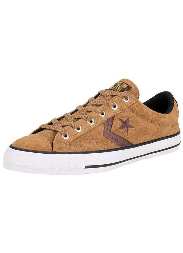 Vista 2 Tênis Star Player Seasonal Converse Co0660 Caramelo All Star All Star