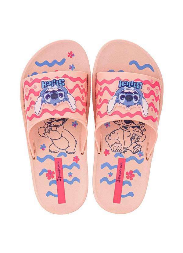 Chinelo Infantil Slide Disney Stitch Grendene Kids 27367 - Rosa