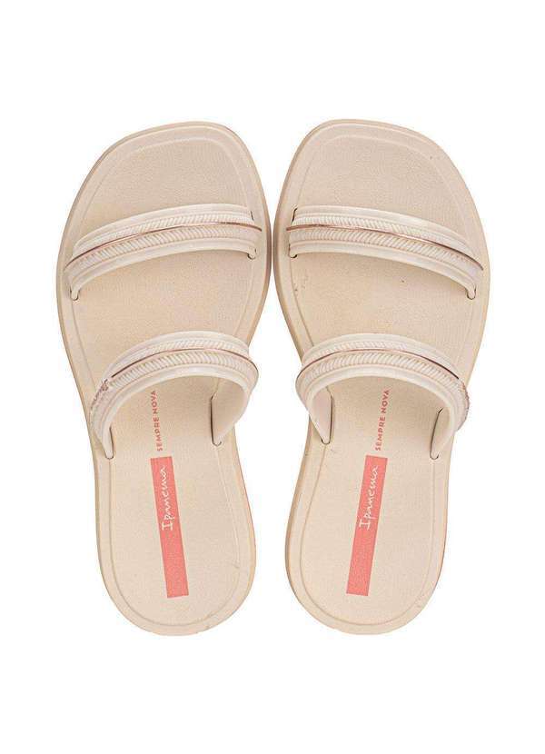 Vista 2 Chinelo Infantil Slide Glow Ipanema 27401 - Marfim Ipanema