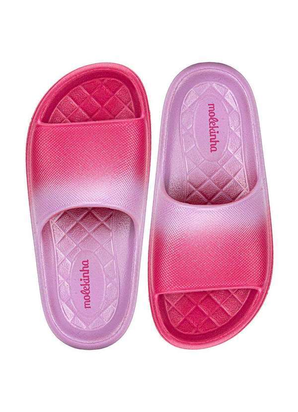 Vista 2 Chinelo Infantil Slide Molekinha 2338300 - Pink MOLEKINHA