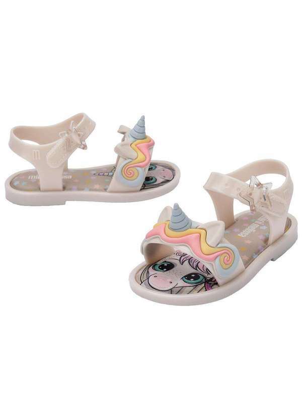 Vista 2 Mini Melissa Mar Sandal Uni Baby 37827 Marfim Melissa