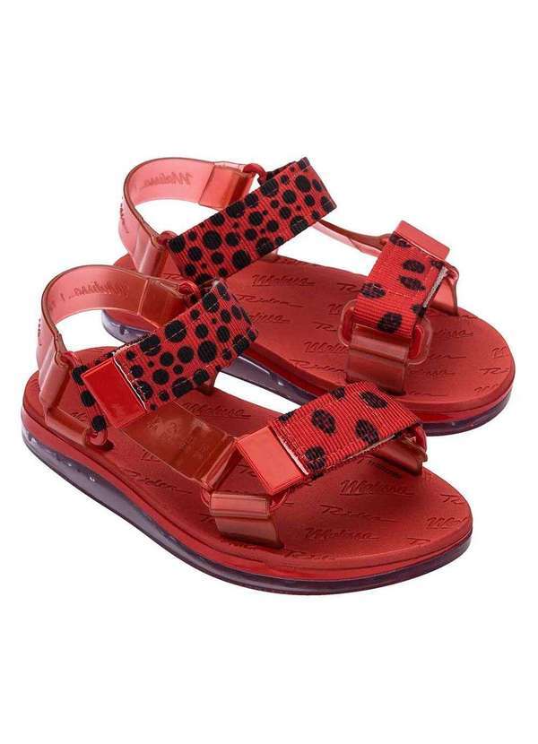 Mini Melissa Papete Rider Bugs Infantil 33765 - Vermelho