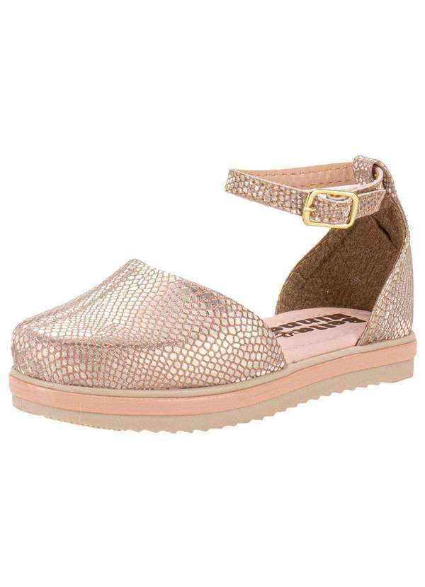 Vista 2 Sandália Infantil Espadrille Bella Ninna 12081 - Rosa Bella Ninna