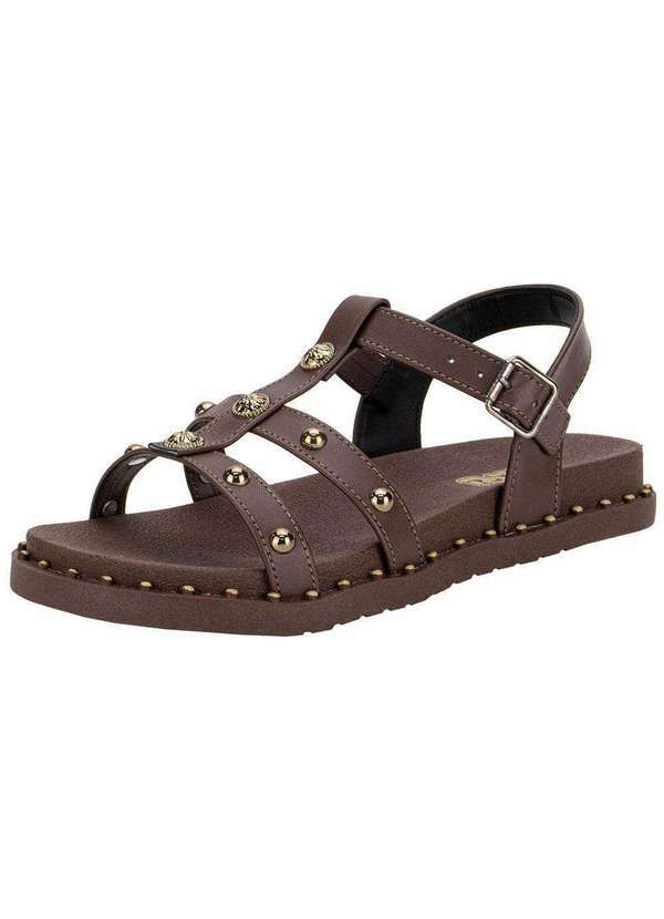 Vista 2 Sandália Infantil Nilqi 38001 Chocolate Nilqi