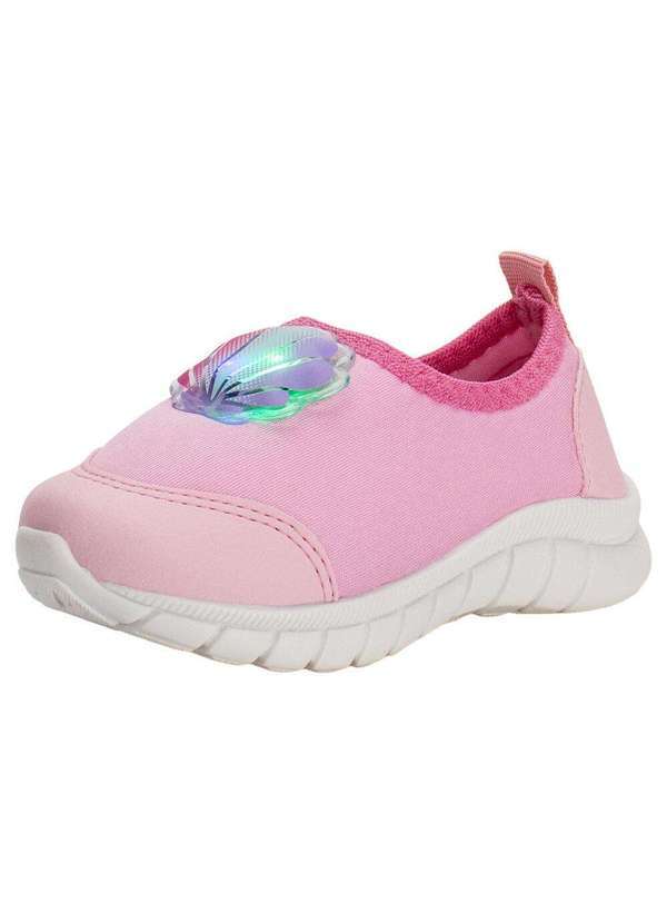 Vista 2 Tênis Infantil Led Nayarinha - 330 - Rosa Nayarinha