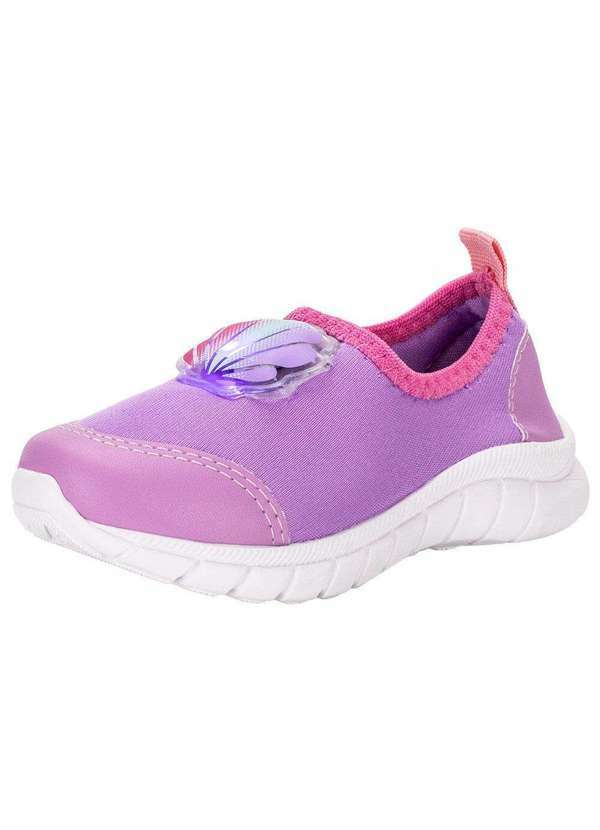 Vista 2 Tênis Infantil Led Nayarinha - 330 - Roxo Nayarinha