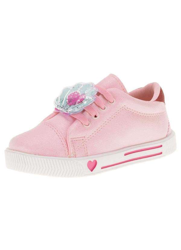 Vista 2 Tênis Infantil Linda Jú - 15551 - Rosa/Pink Linda ju