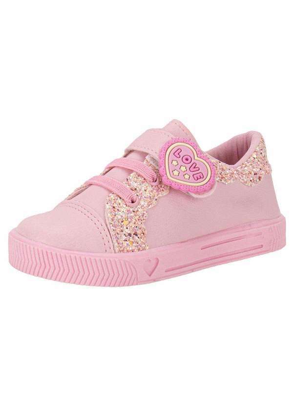 Vista 2 Tênis Infantil Linda Jú - 15551 - Rosa 04 Linda ju