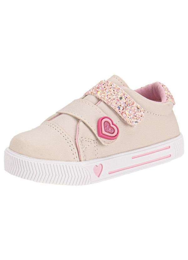 Vista 2 Tênis Infantil Linda Jú - 15551 - Bege Linda ju