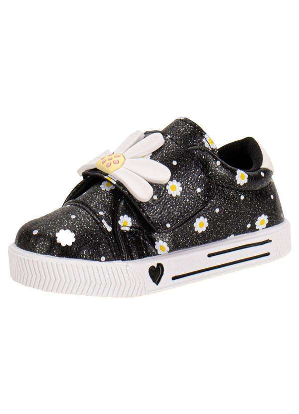 Vista 2 Tênis Infantil Linda Jú - 15551 - Preto 02 Linda ju