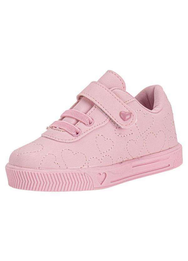Vista 2 Tênis Infantil Linda Jú 2023426 - Rosa Linda ju