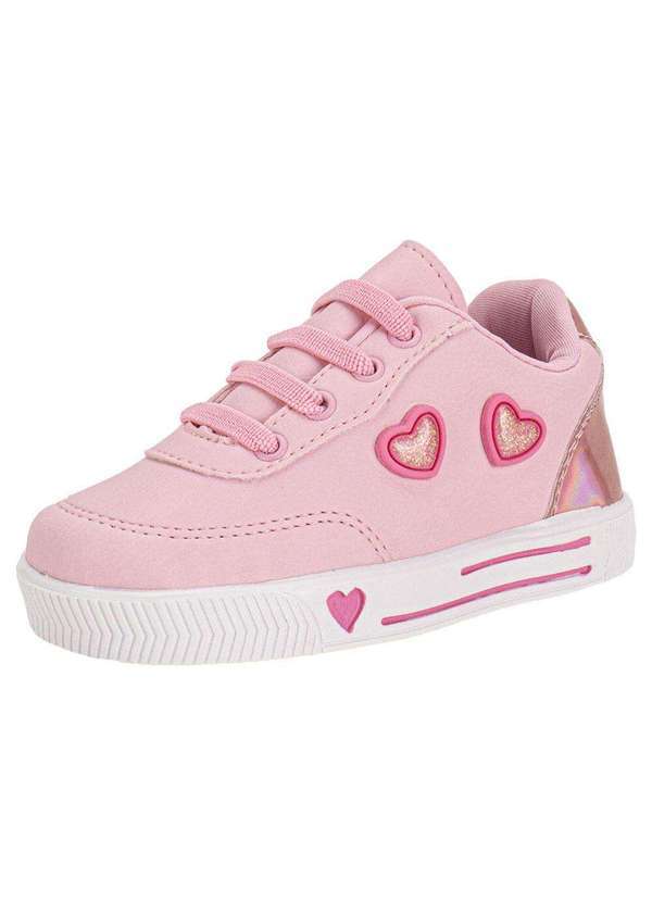 Vista 2 Tênis Infantil Linda Jú 202538 - Rosa Linda ju