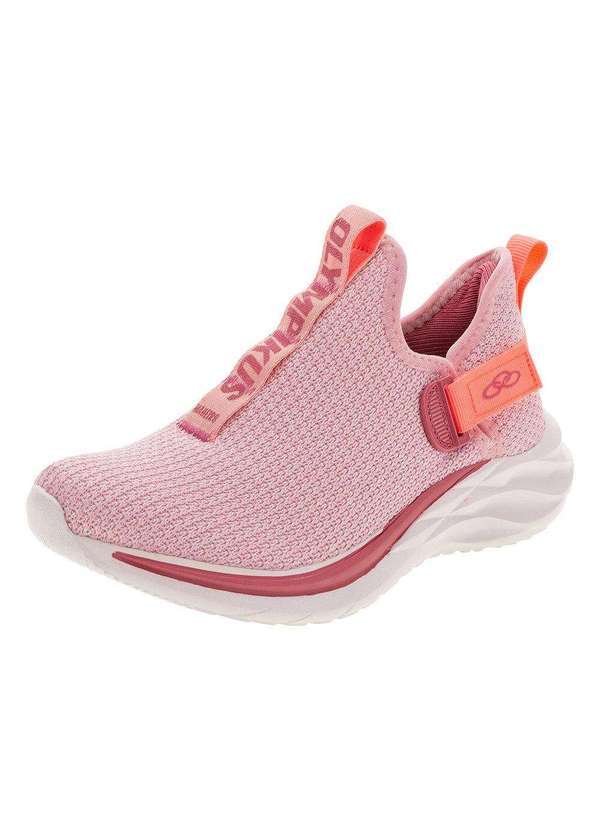 Vista 2 Tênis Infantil Maneiro Kids Olympikus - 942 - Rosa