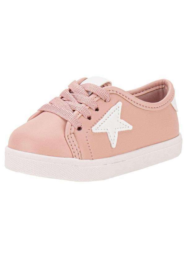 Vista 2 Tênis Infantil Molekinha 2118580 - Rosa MOLEKINHA