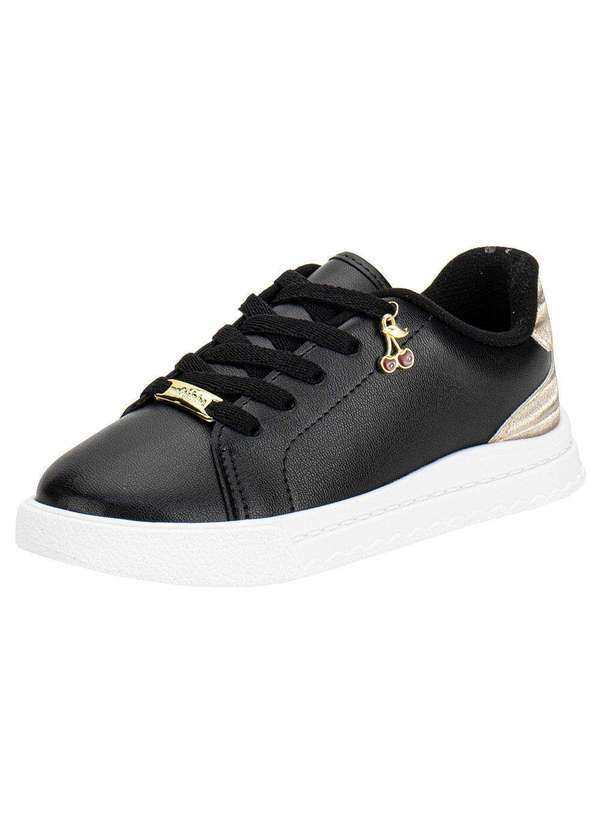 Vista 2 Tênis Infantil Molekinha 2575113 - Preto/Dourado MOLEKINHA