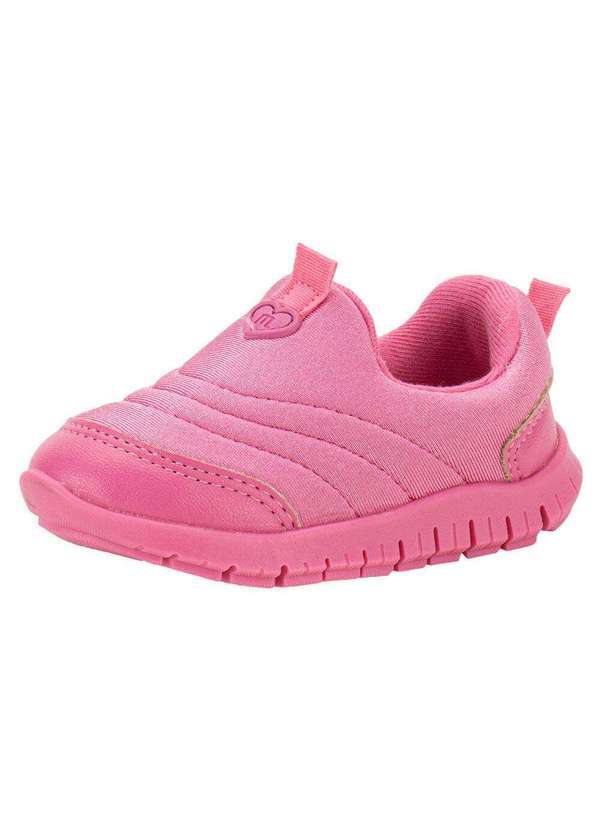Vista 2 Tênis Infantil Slip On Baby Molekinha 2736100 - Pink MOLEKINHA