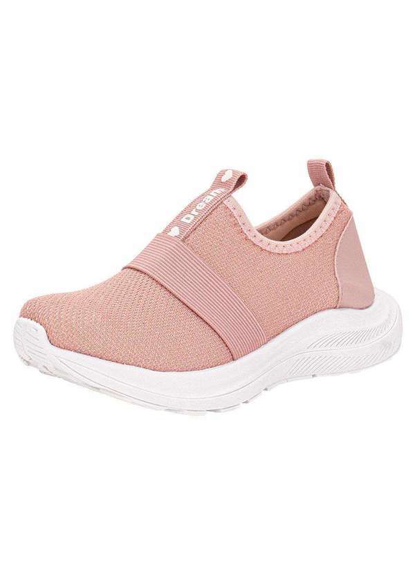 Vista 2 Tênis Infantil Slip On Kids Top 362tn - Rosa 01 Kids top