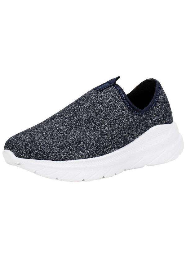 Vista 2 Tênis Infantil Slip On Molekinha 2584100 Marinho MOLEKINHA