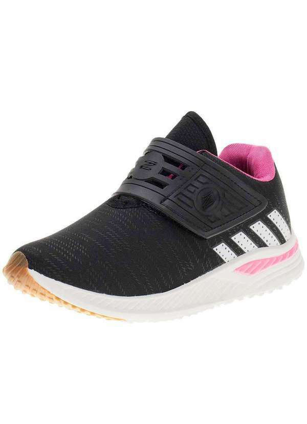 Vista 2 Tênis Infantil Zeuz 94kx - Preto/Rosa Zeuz