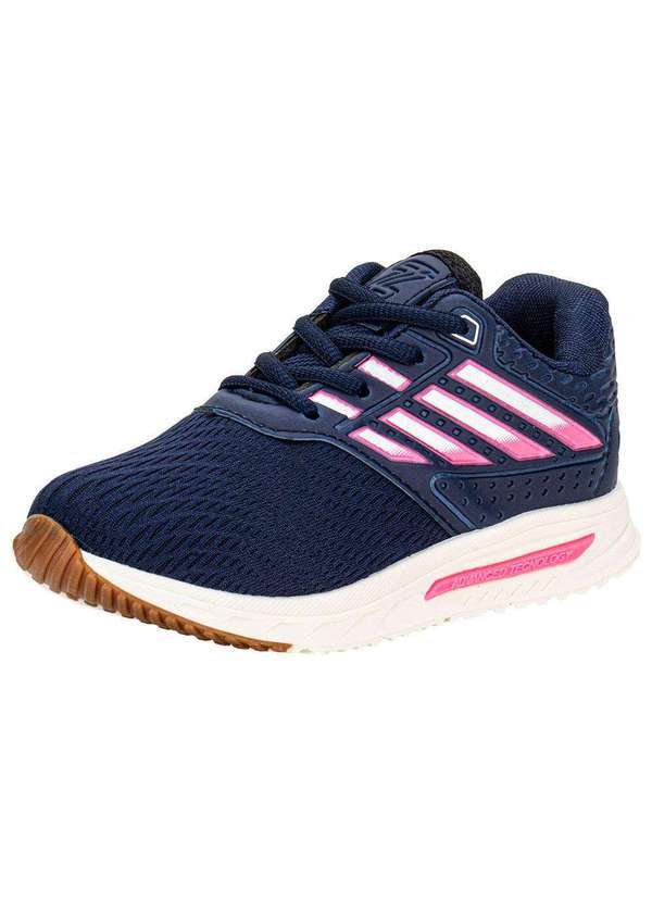 Vista 2 Tênis Infantil Zeuz 99rx-I - Azul/Rosa Zeuz