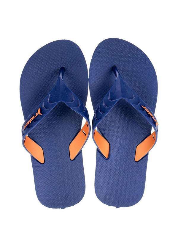 Vista 2 Chinelo Infantil Street Dou Rider - 12431 - Azul Rider