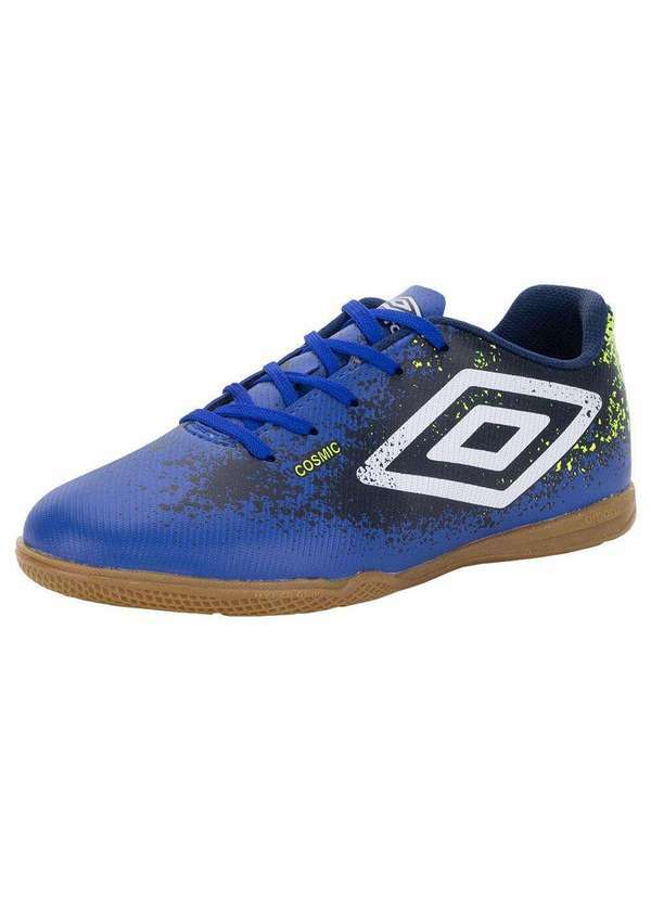 Vista 2 Chuteira Infantil Cosmic Futsal Umbro - U07fb090 - Azul Umbro