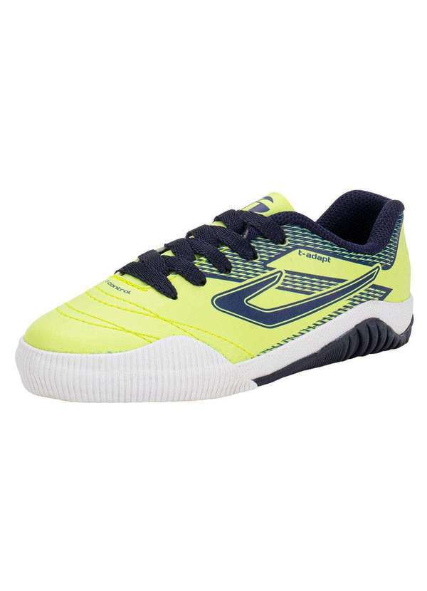 Vista 2 Chuteira Infantil Recreio Vii Futsal Topper Tp05140 Verde/Azul