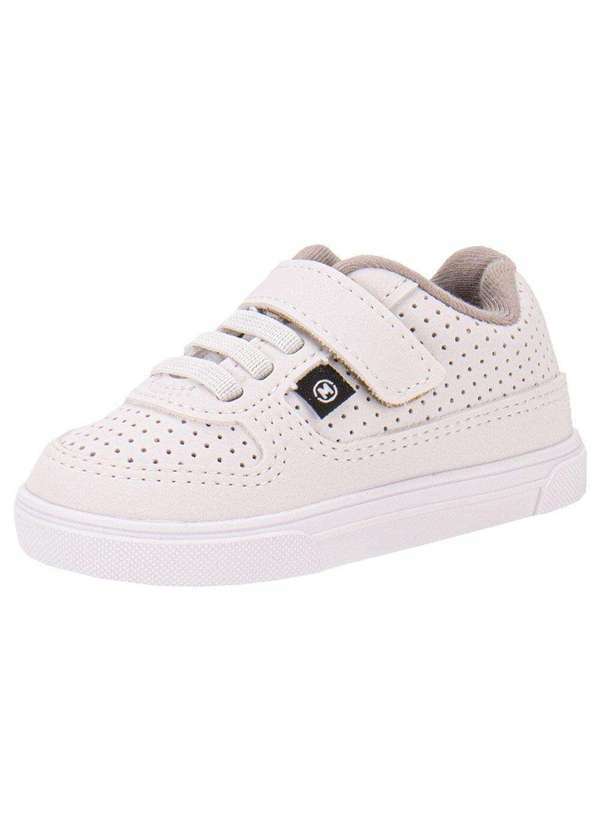 Vista 2 Tênis Infantil Baby Molekinho 2133182 - Branco MOLEKINHO