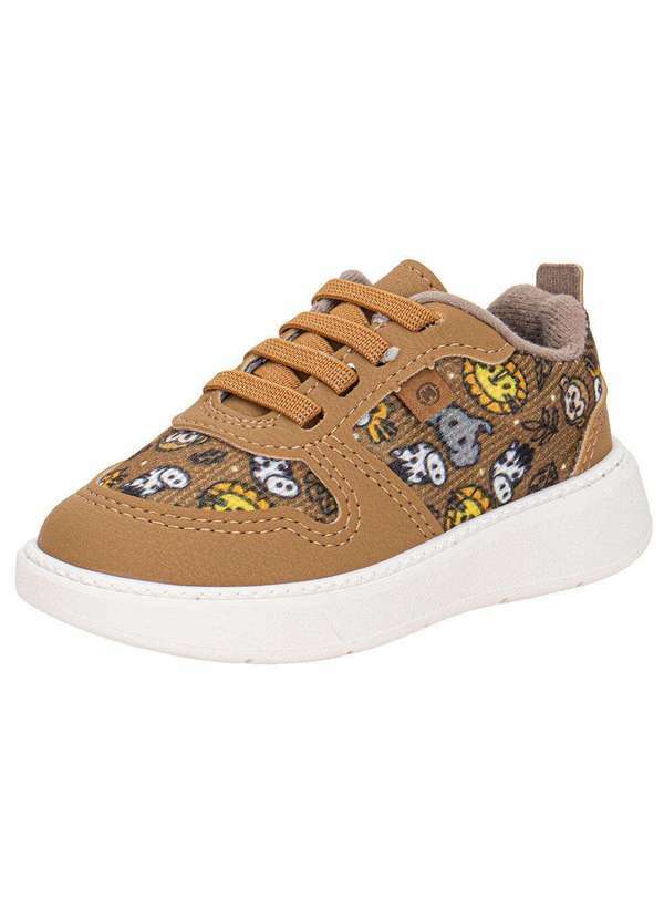 Vista 2 Tênis Infantil Baby Molekinho 2631115 - Caramelo MOLEKINHO