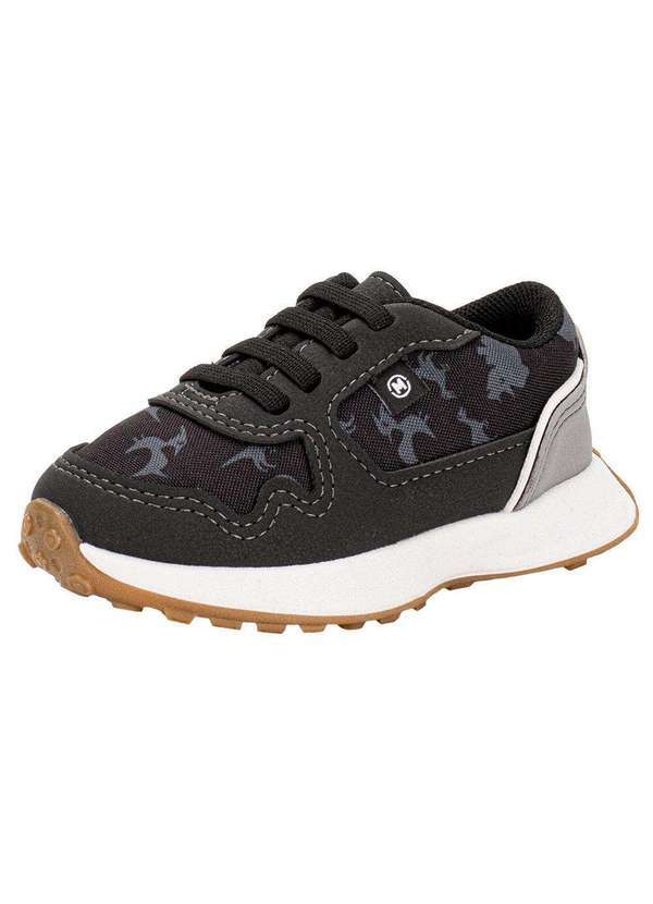 Vista 2 Tênis Infantil Baby Molekinho 2638104 - Preto/Cinza MOLEKINHO