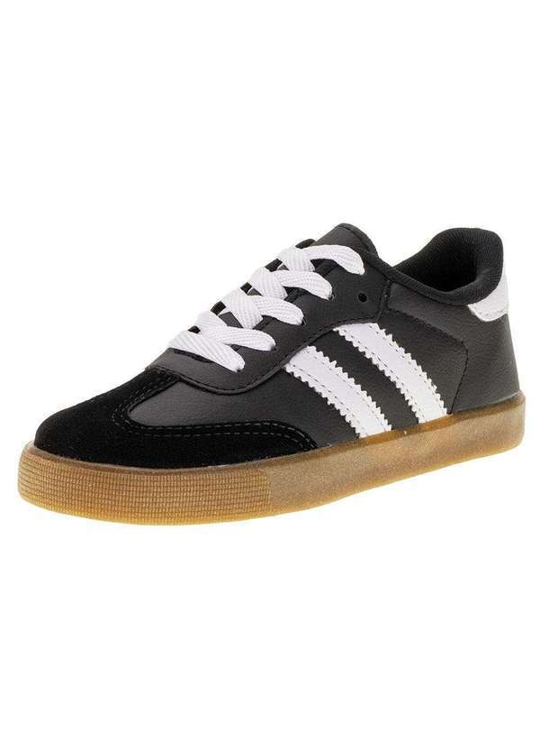 Vista 2 Tênis Infantil Fiocco Ba1105 - Preto/Branco Fiocco