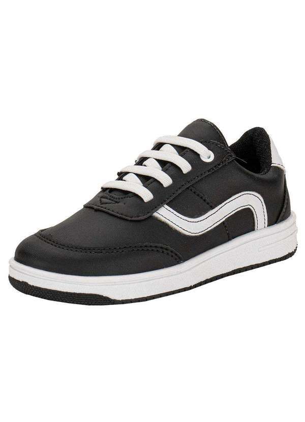 Vista 2 Tênis Infantil Funway Ffcg58 - Preto/Branco Funway