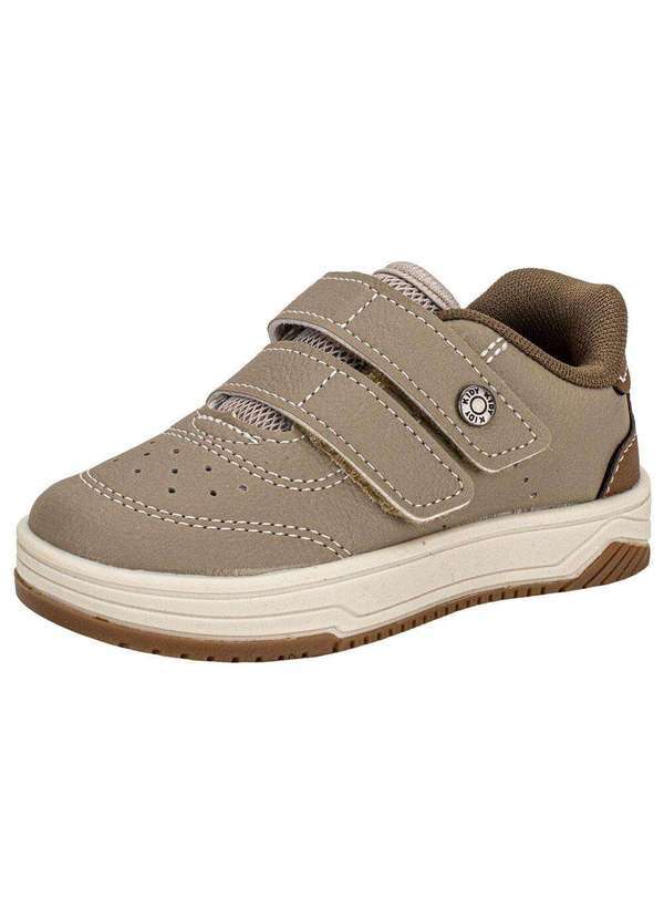 Vista 2 Tênis Infantil Happy Kidy 3131046 Taupe Kidy