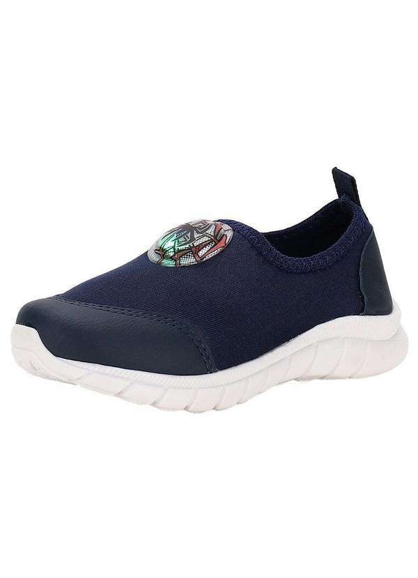 Vista 2 Tênis Infantil Led Kids Top - 0327 - Marinho Kids top