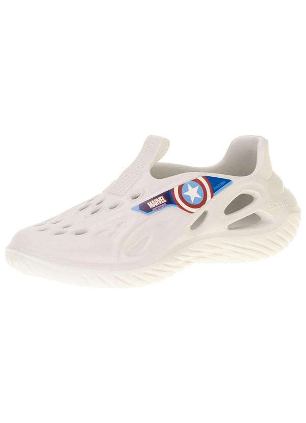 Vista 2 Tênis Infantil Marvel Street Grendene Kids - 22660 - Branco