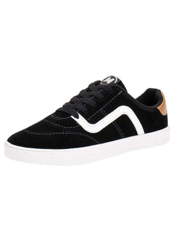 Vista 2 Tênis Infantil Molekinho 2801122 - Preto/Branco MOLEKINHO