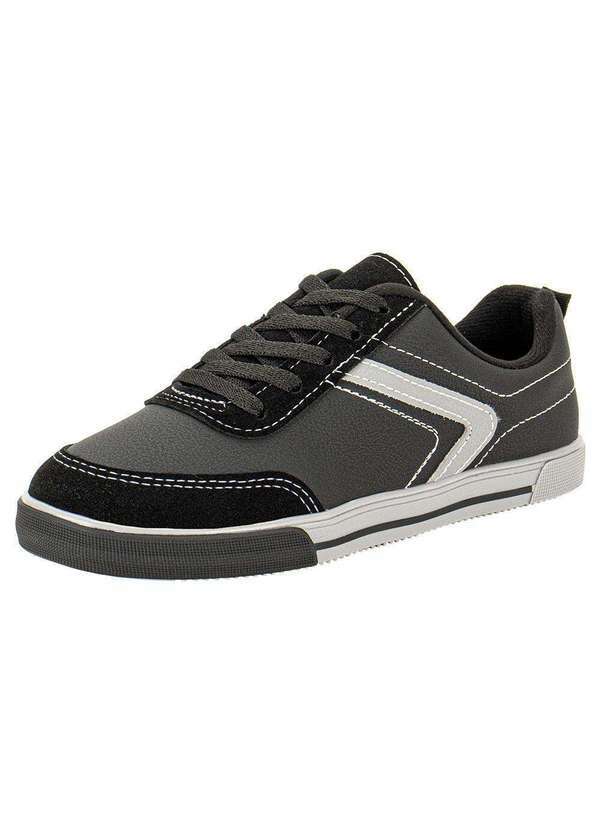 Vista 2 Tênis Infantil Molekinho 2842216 - Preto/Cinza MOLEKINHO