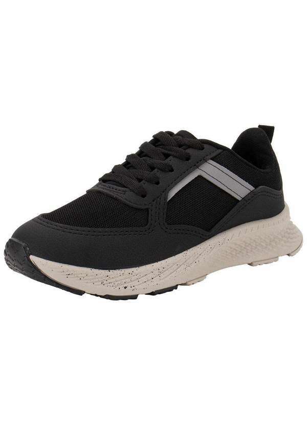 Vista 2 Tênis Infantil Molekinho 2865201 - Preto/Cinza MOLEKINHO