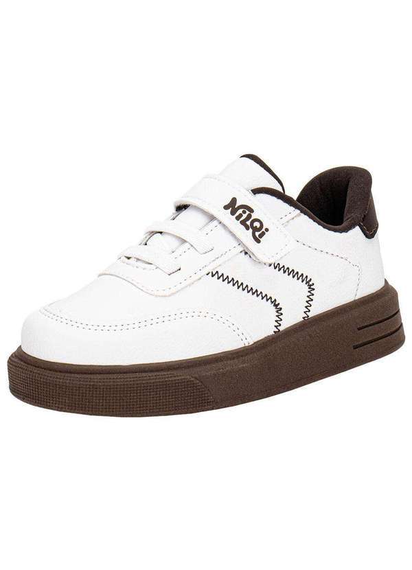 Vista 2 Tênis Infantil Nilqi 2177 Branco Nilqi