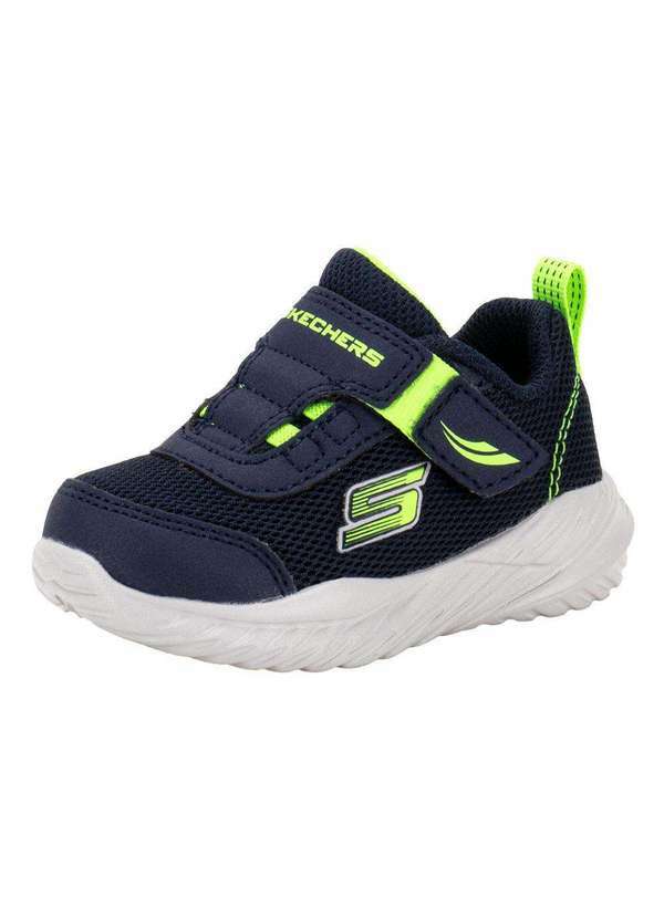 Vista 2 Tênis Infantil Nitro Sprint Swift Buddies Skechers 407313n - Marinho