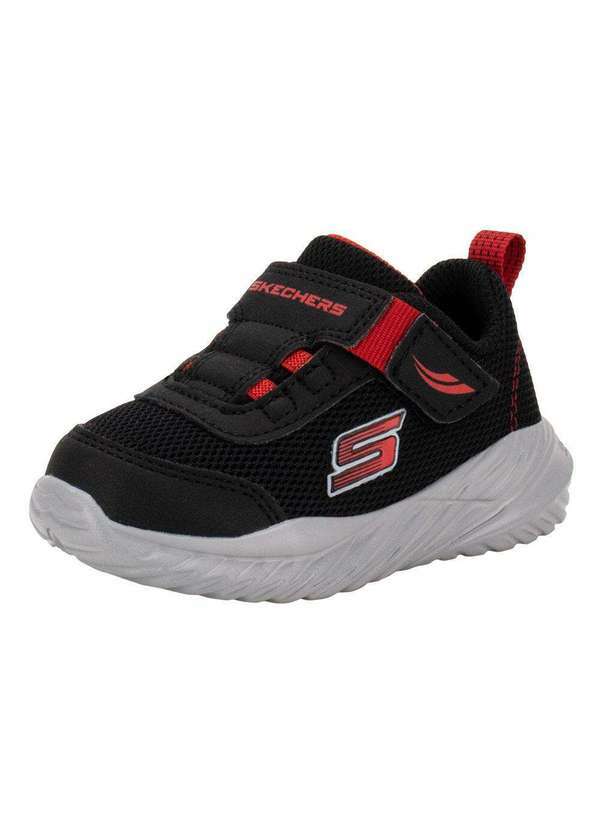 Vista 2 Tênis Infantil Nitro Sprint Swift Buddies Skechers 407313n - Preto/Vermelho