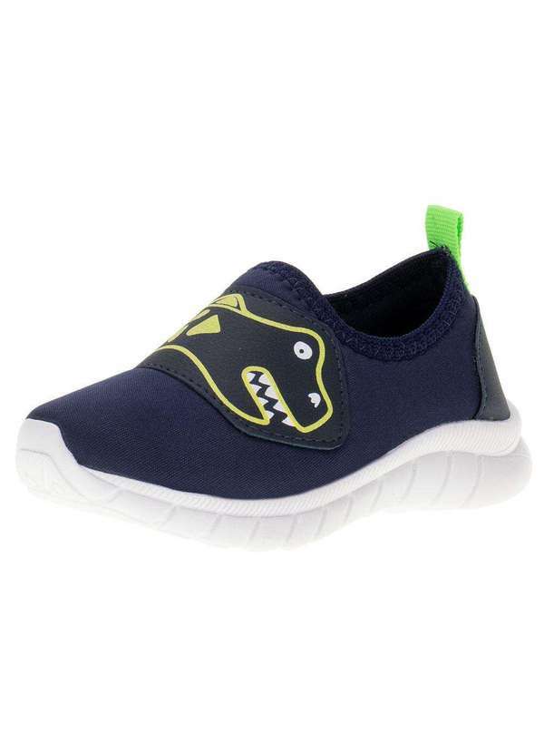 Vista 2 Tênis Infantil Slip On Kids Top - 335 - Marinho 01 Kids top